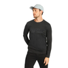 Kép 2/3 - ATOMIC Alps LS T-Shirt 3D BLACK férfi póló 