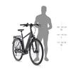 Kép 6/6 - KELLYS E-CARSON 30 P GREY 725Wh  28"  TREKKING/CROSS E-BIKE M  KERÉKPÁR