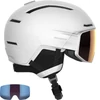 Kép 1/4 - SALOMON Driver PRIME SIGMA GRAY VIOLET bukósisak EXTRA LENCSÉVEL