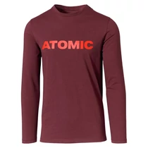 ATOMIC Alps LS T-Shirt MAROON férfi póló 