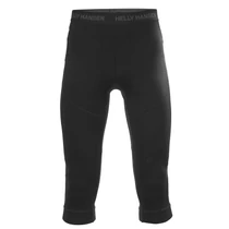 HH W Lifa Merino 3/4 Pant Black női aláöltöző nadrág