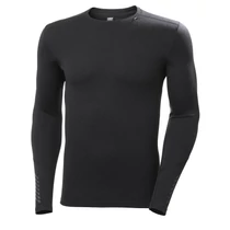 HH Lifa Merino Midweight Crew Black férfi aláöltöző
