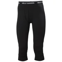 HH Lifa Merino Midweight 3/4 Pant Black férfi aláöltöző nadrág