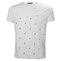 HH Fjord T-Shirt White Print férfi póló