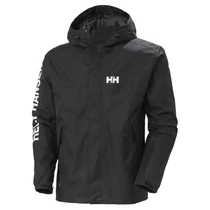 HH ERVIK JACKET BLACK vitorlás kabát