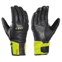 Leki Worldcup Race Speed 3D Black/ Lemon férfi síkesztyű 