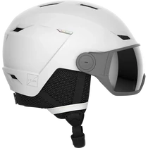 SALOMON Icon LT VISOR FLS WHITE/SILVER női bukósisak  SALOMON Icon LT VISOR FLS WHITE/SILVER női bukósisak