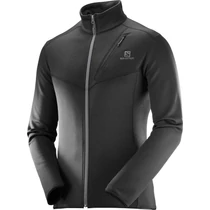 SALOMON Discovery FZ M Black férfi pulóver  SALOMON Discovery FZ M Black férfi pulóver