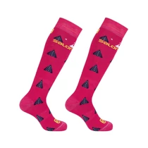 SALOMON team JR 2-Pack Pink Y./S.Spring junior sízokni