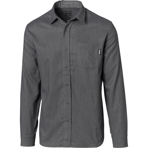 ATOMIC Flannel Shirt Dark Grey férfi ing 
