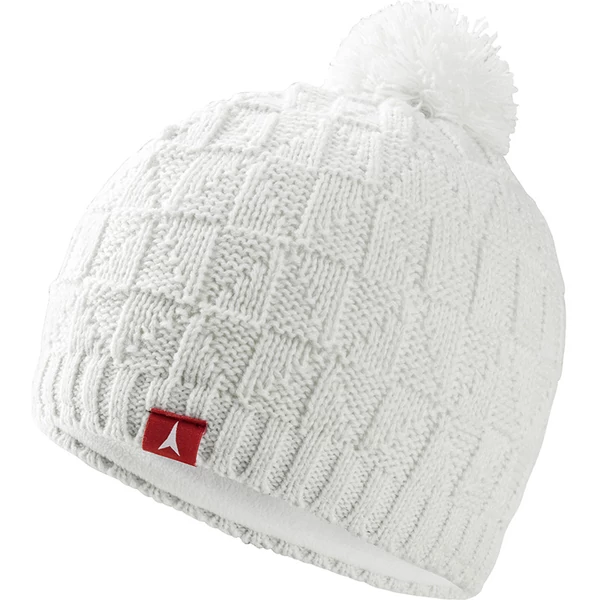 ATOMIC AMT Basket Weave Beanie W. White női sapka