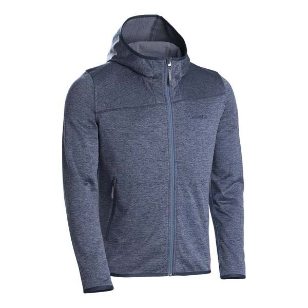 ATOMIC M Microfleece Hoodie Ombre Blue férfi pulóver