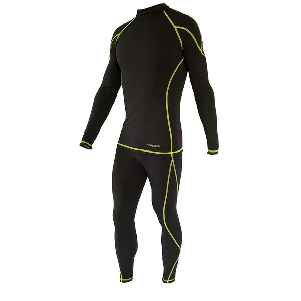 OZONE Nature Black/Lime férfi aláöltöző szett