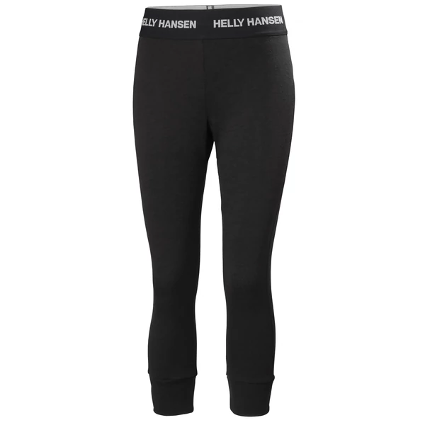 HH W Lifa Merino Pant Black női aláöltöző nadrág