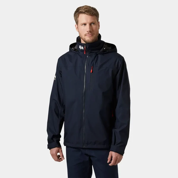 HH Crew HOODED Jacket 2.0  NAVY  ffi. vitorlás kabát M