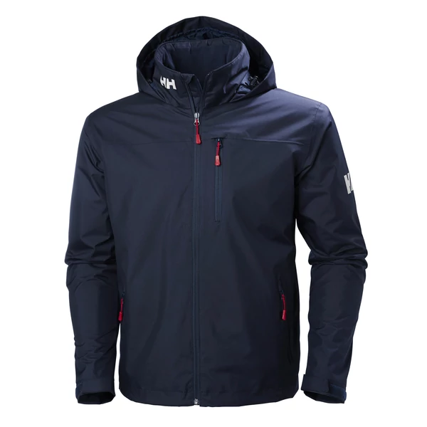 HH Crew Hooded Midlayer Jacket NAVY ffi. vitorlás kabát