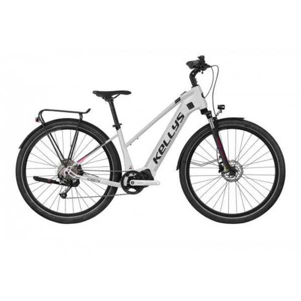 KELLYS E-CRISTY 30 P WHITE 725Wh  28"  TREKKING/CROSS elektromos kerékpár  M