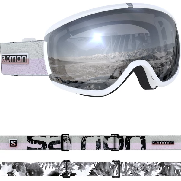 SALOMON Ivy Wht. Flower/ Uni. S. White női síszemüveg 