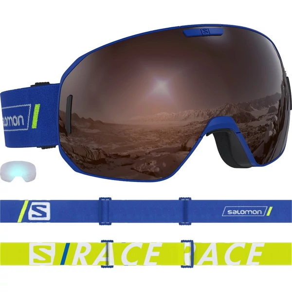 SALOMON S/Max Race Blue/ Solar Silver+ 1Xtra Lens síszemüveg 