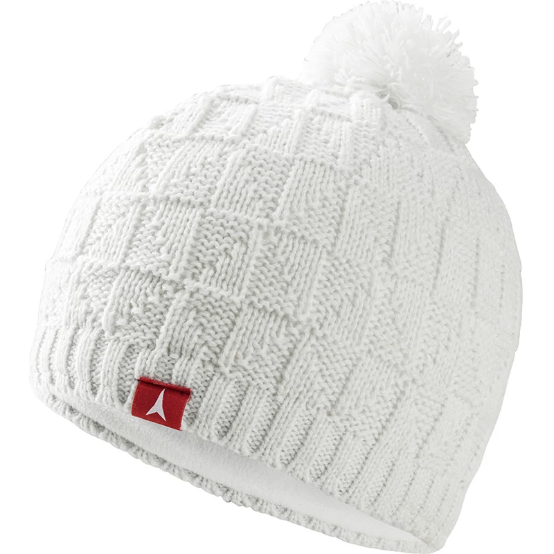ATOMIC AMT Basket Weave Beanie W. White női sapka