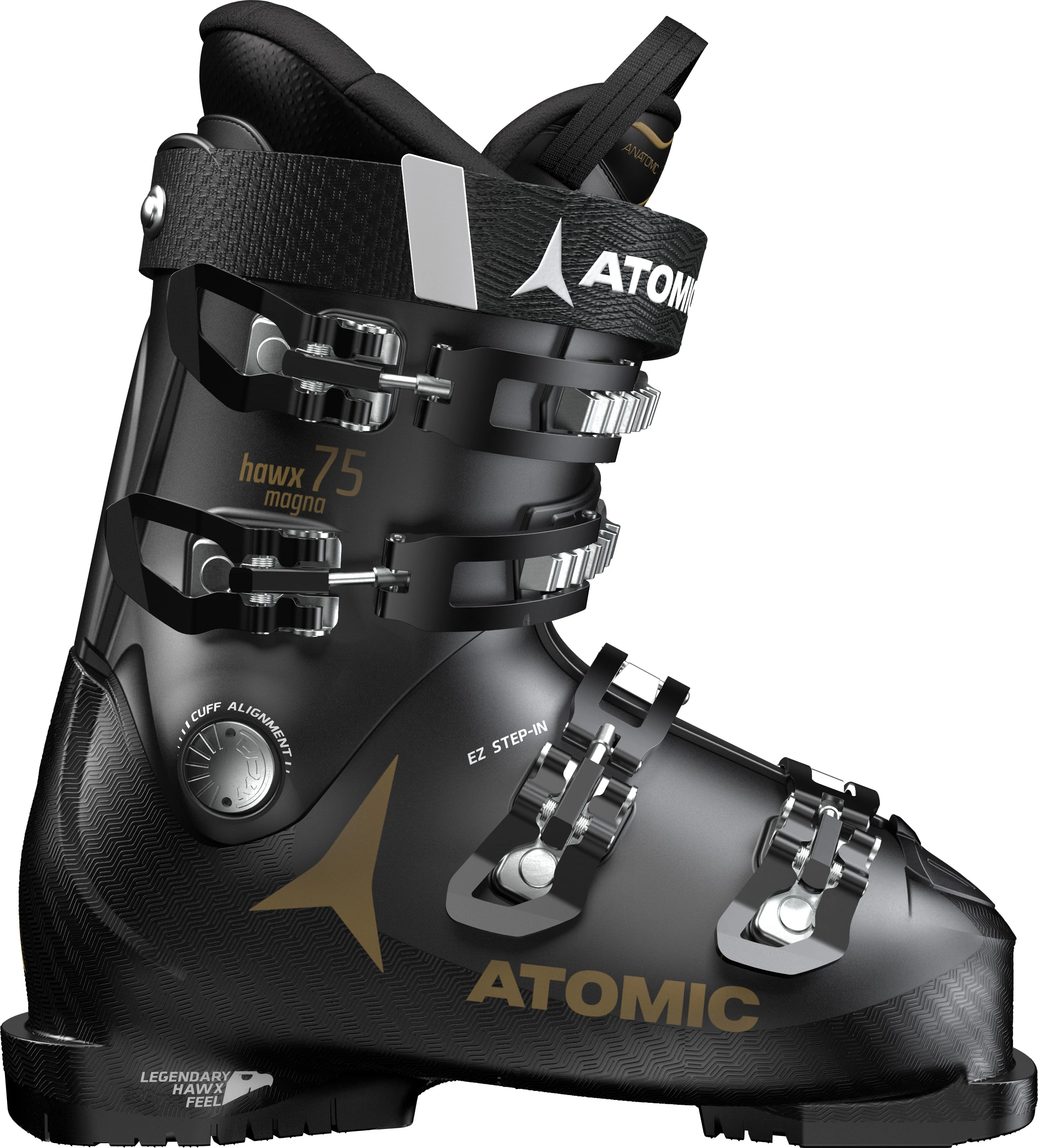ATOMIC Hawx Magna 75 W Black/ Gold női sícipő 