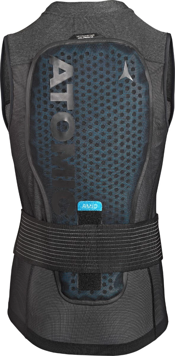 ATOMIC Live Shield Vest Amid M LV1 All Black gerincprotektor 