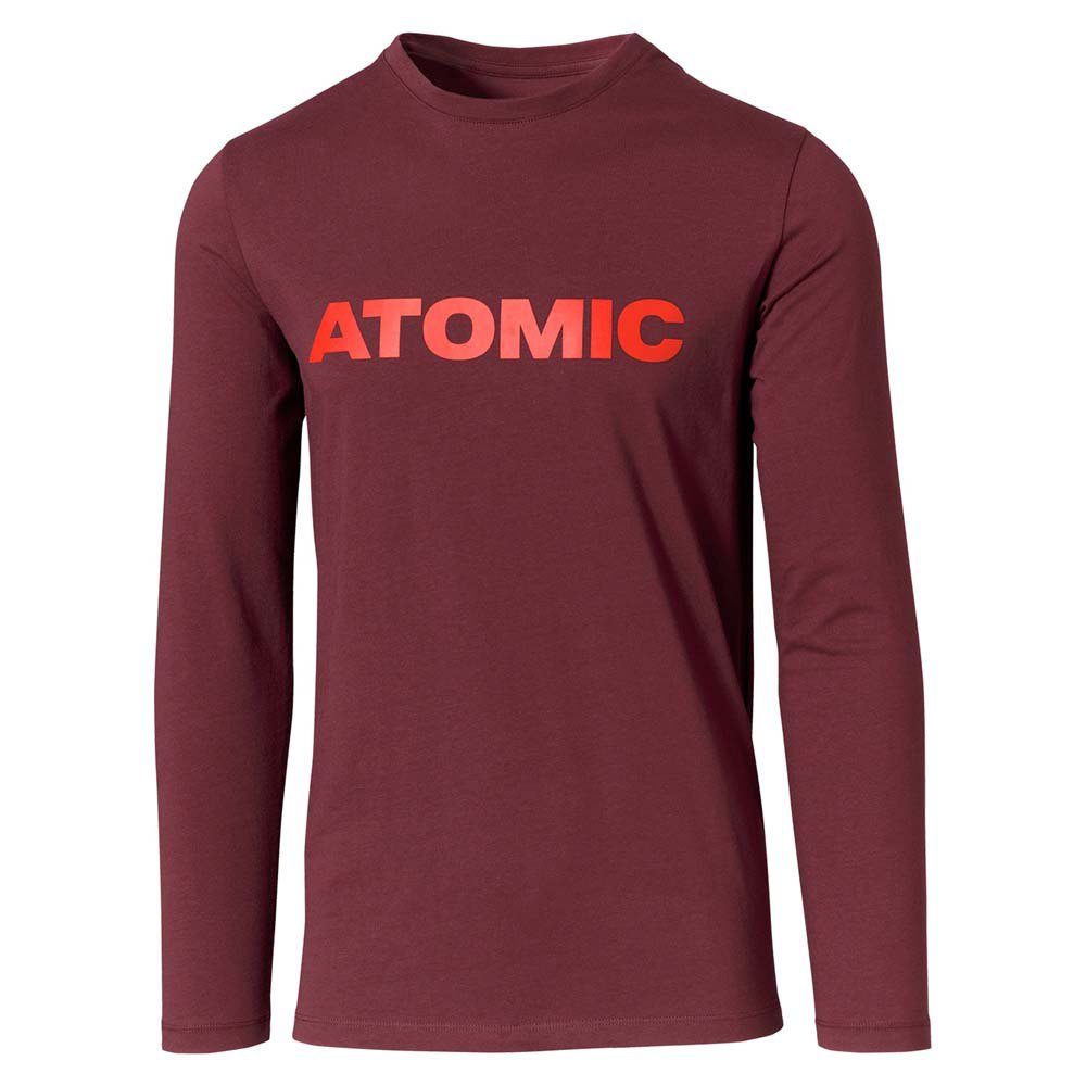 ATOMIC Alps LS T-Shirt MAROON férfi póló 