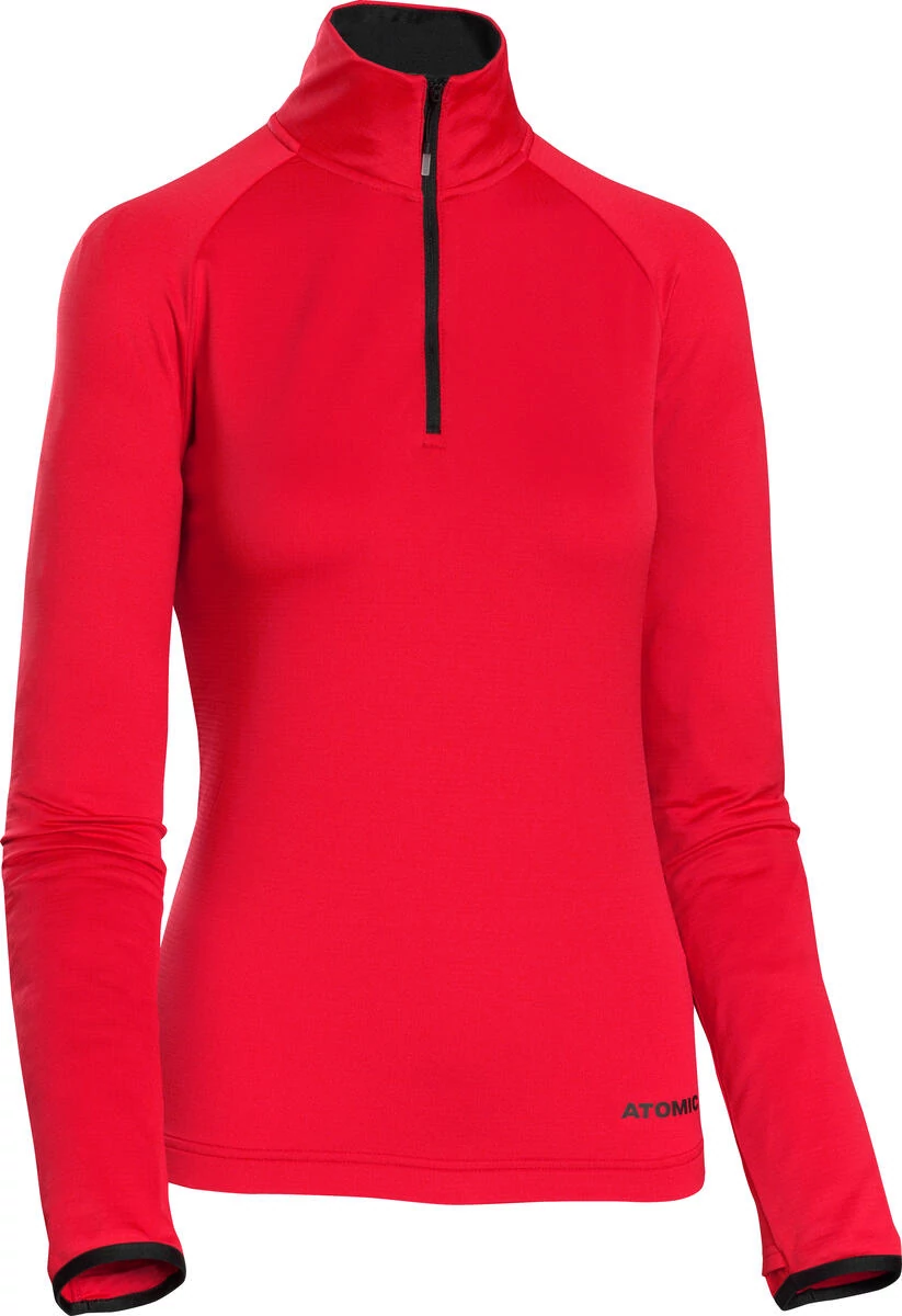 ATOMIC SNOWCLOUD FLEECE ZIP RED női aláöltöző
