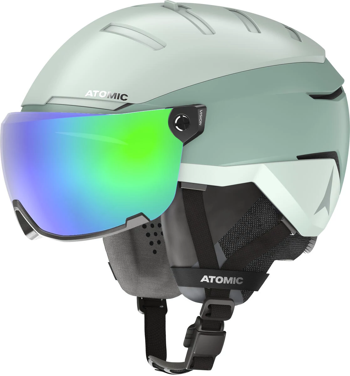 ATOMIC SAVOR  GT Amid Visor HD  Mint bukósisak L