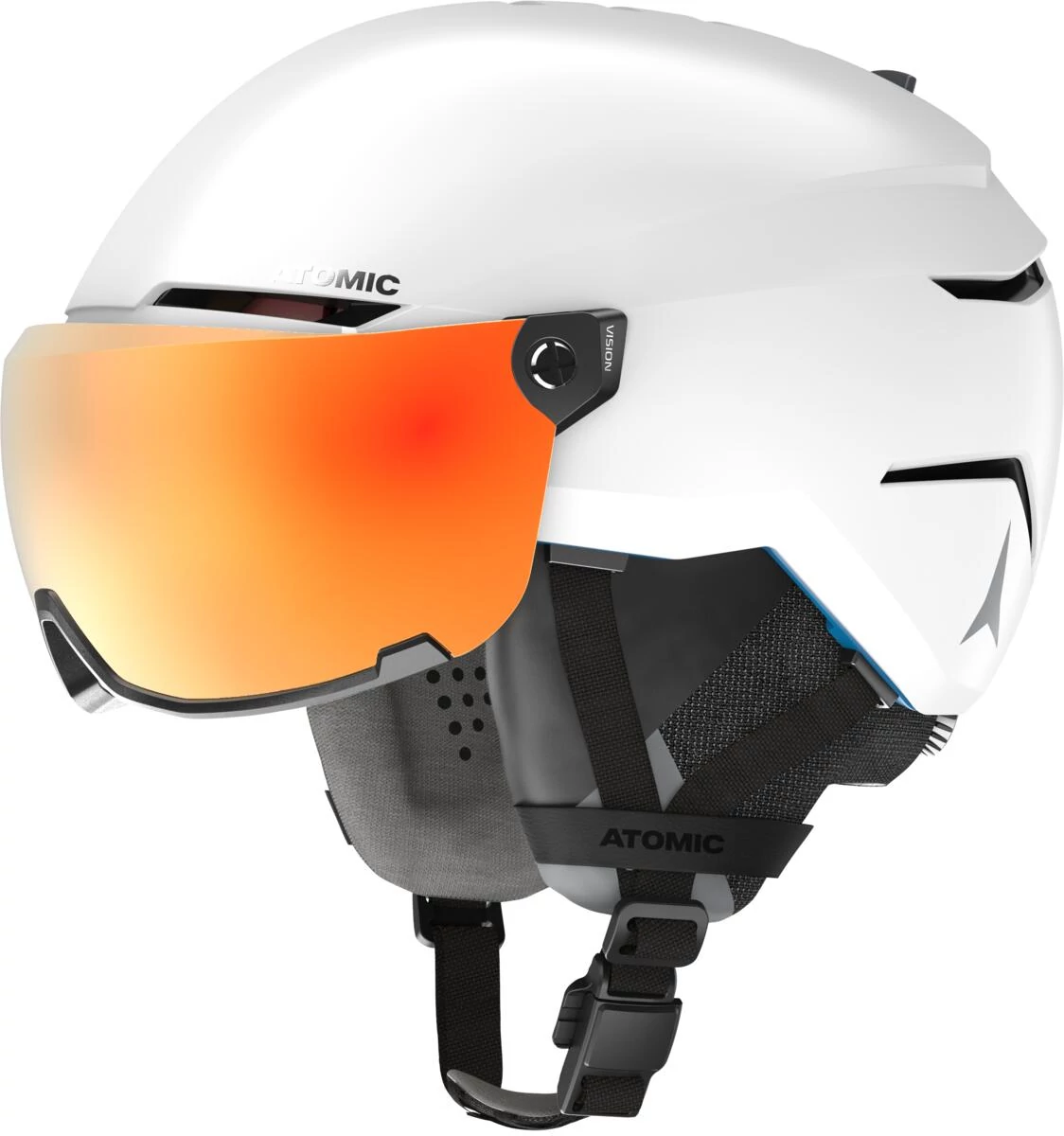 ATOMIC SAVOR  Amid Visor HD  WHITE bukósisak  2025