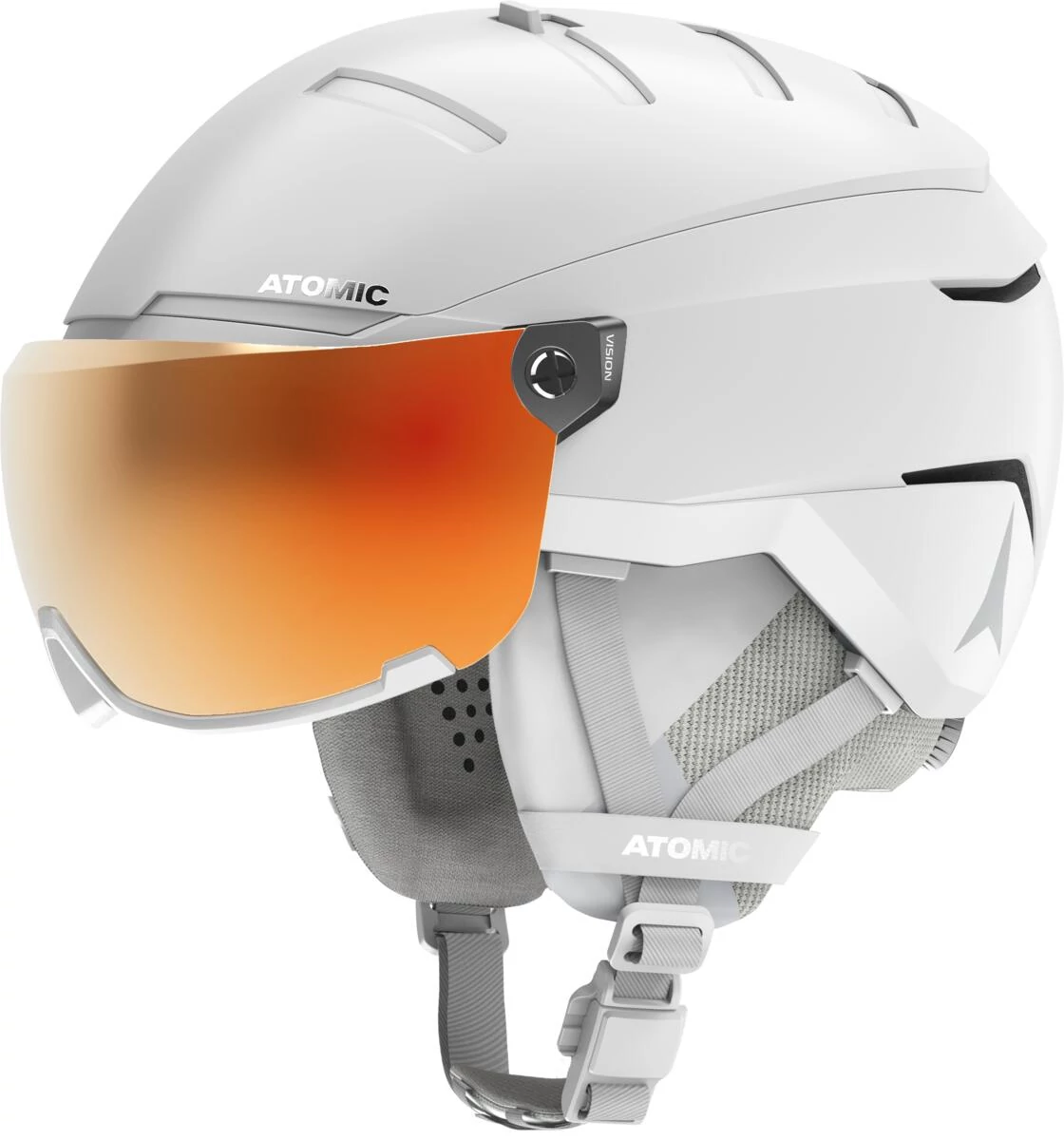 ATOMIC SAVOR  GT Amid Visor HD  WHITE bukósisak 