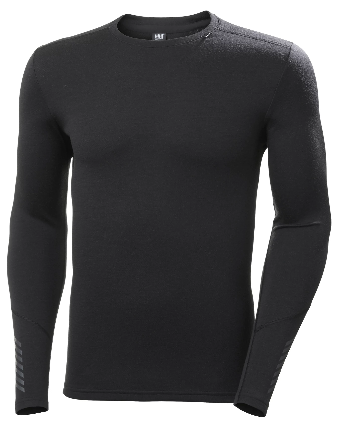 HH Lifa Merino Midweight Crew Black férfi aláöltöző