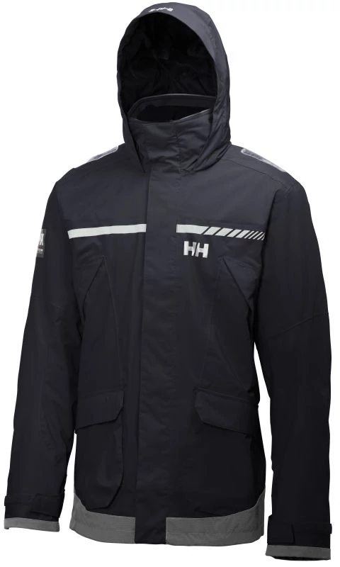 HH Pier Jacket Navy férfi vitorlás kabát 