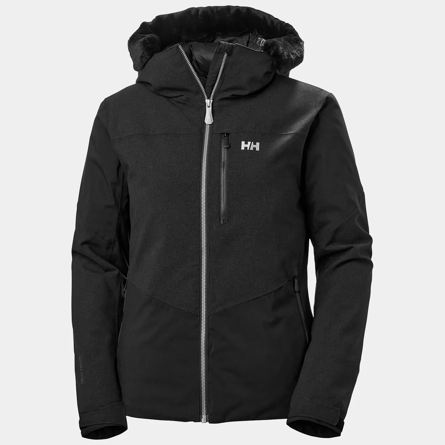 HH Valdisere Puffy Ski Jacket BLACK női síkabát