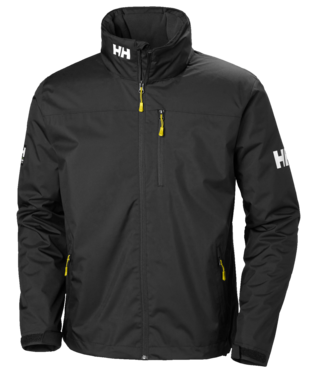 HH Crew Hooded Midlayer Jacket BLACK ffi. vitorlás kabát L