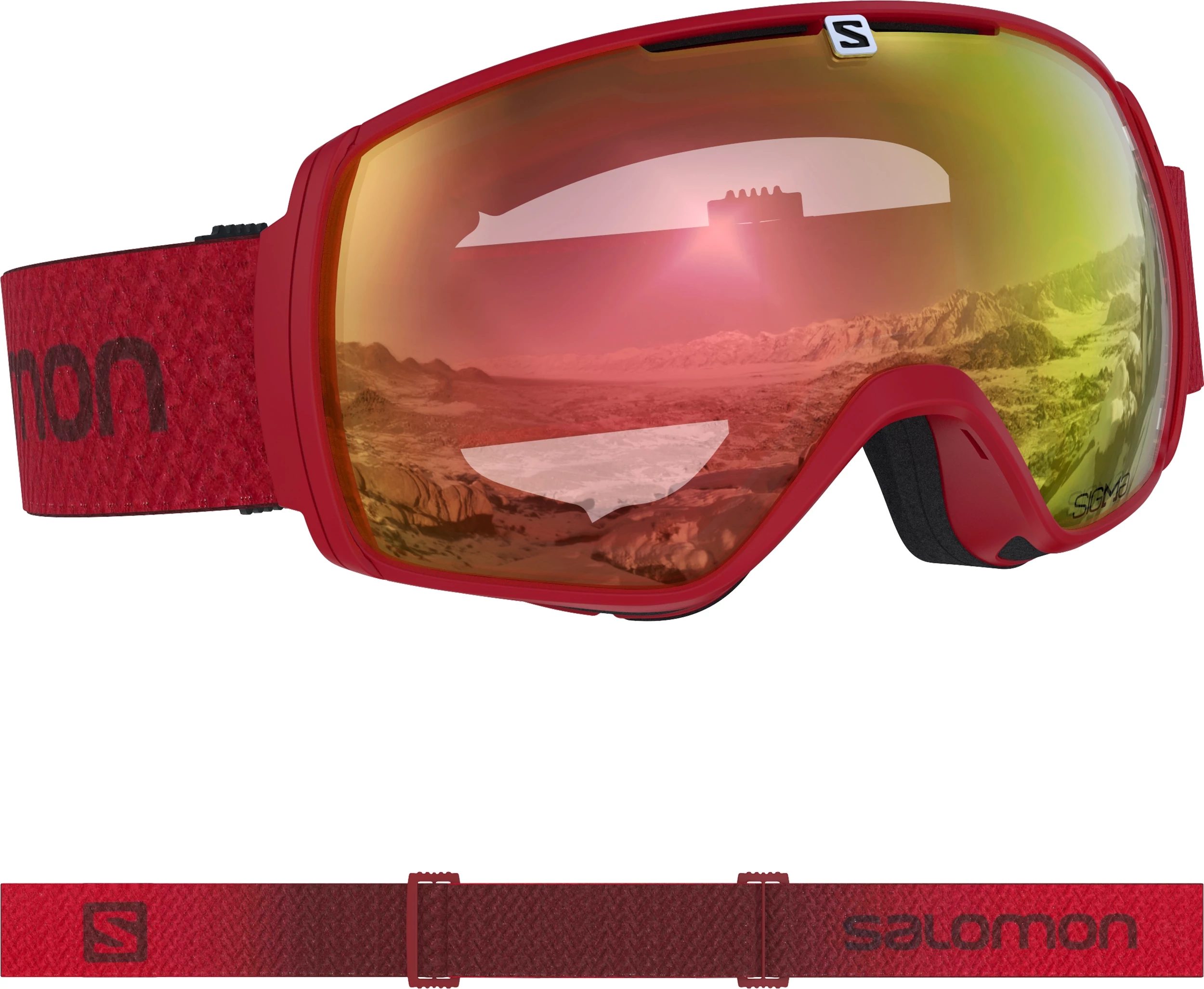 SALOMON XT One Photo Sigma Red síszemüveg 