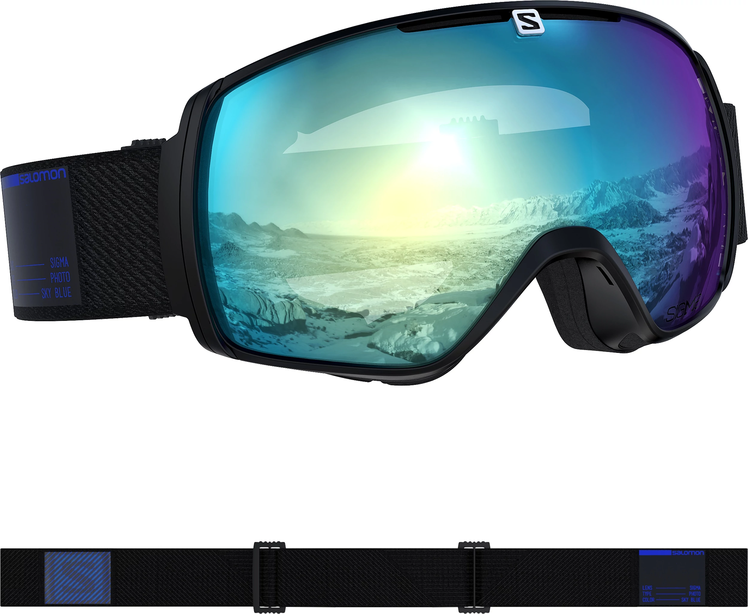 SALOMON XT One Photo Sigma Black síszemüveg 