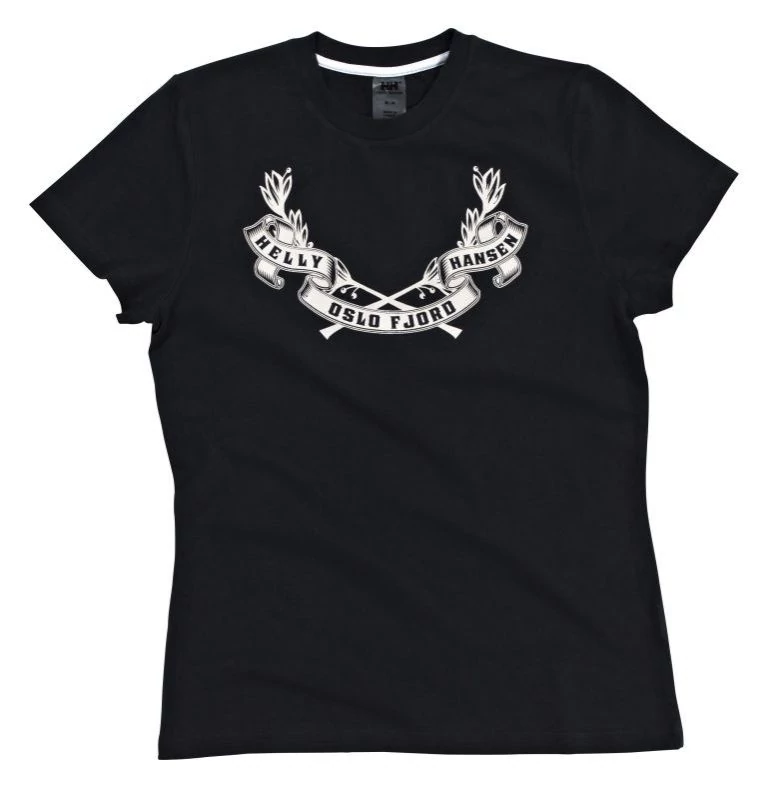 HH W Graphic SS Tee Ebony női póló