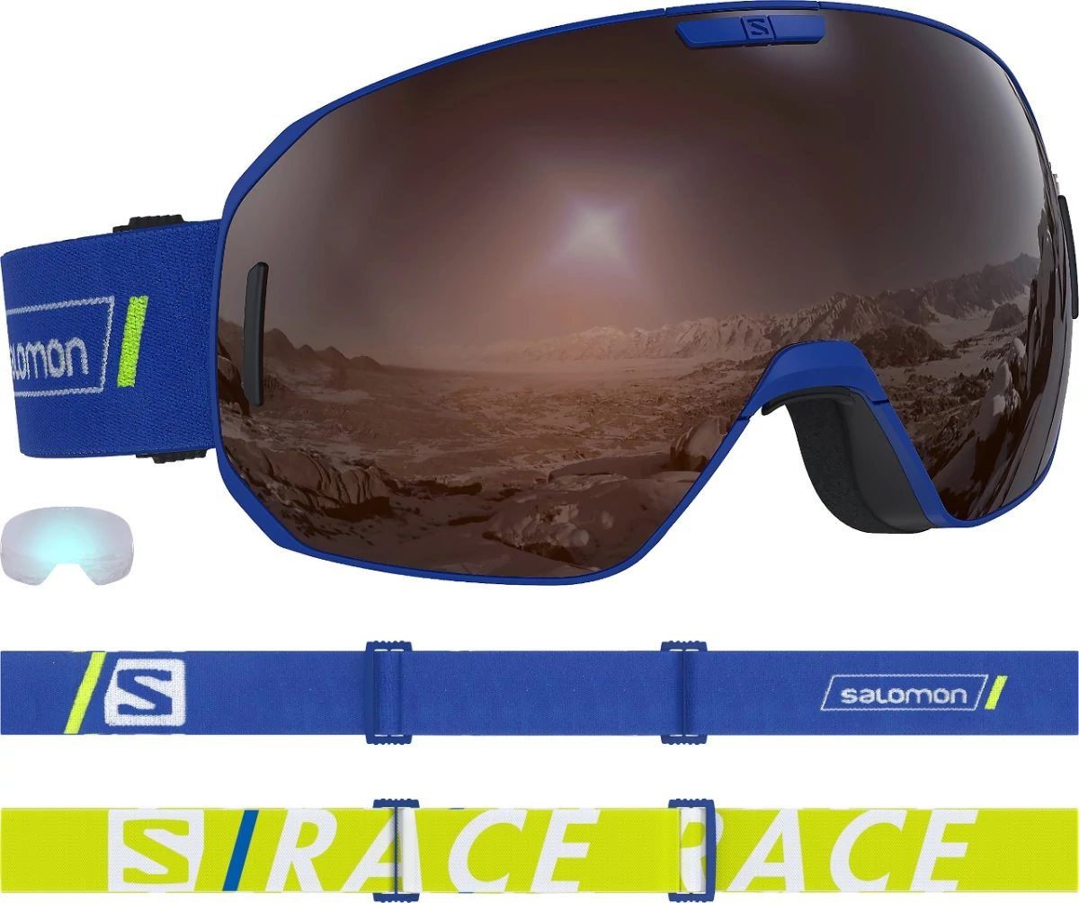 SALOMON S/Max Race Blue/ Solar Silver+ 1Xtra Lens síszemüveg 